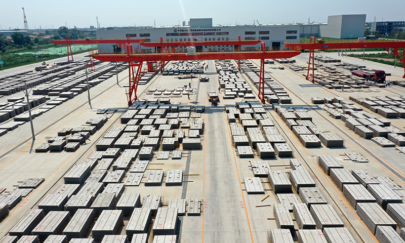 中国铁建装配式建筑生产基地产能达行业先进水平